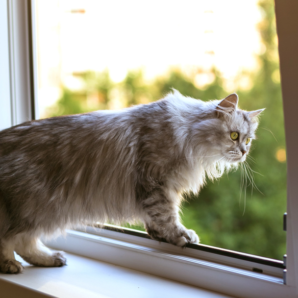 Vinduesnet Til Katte