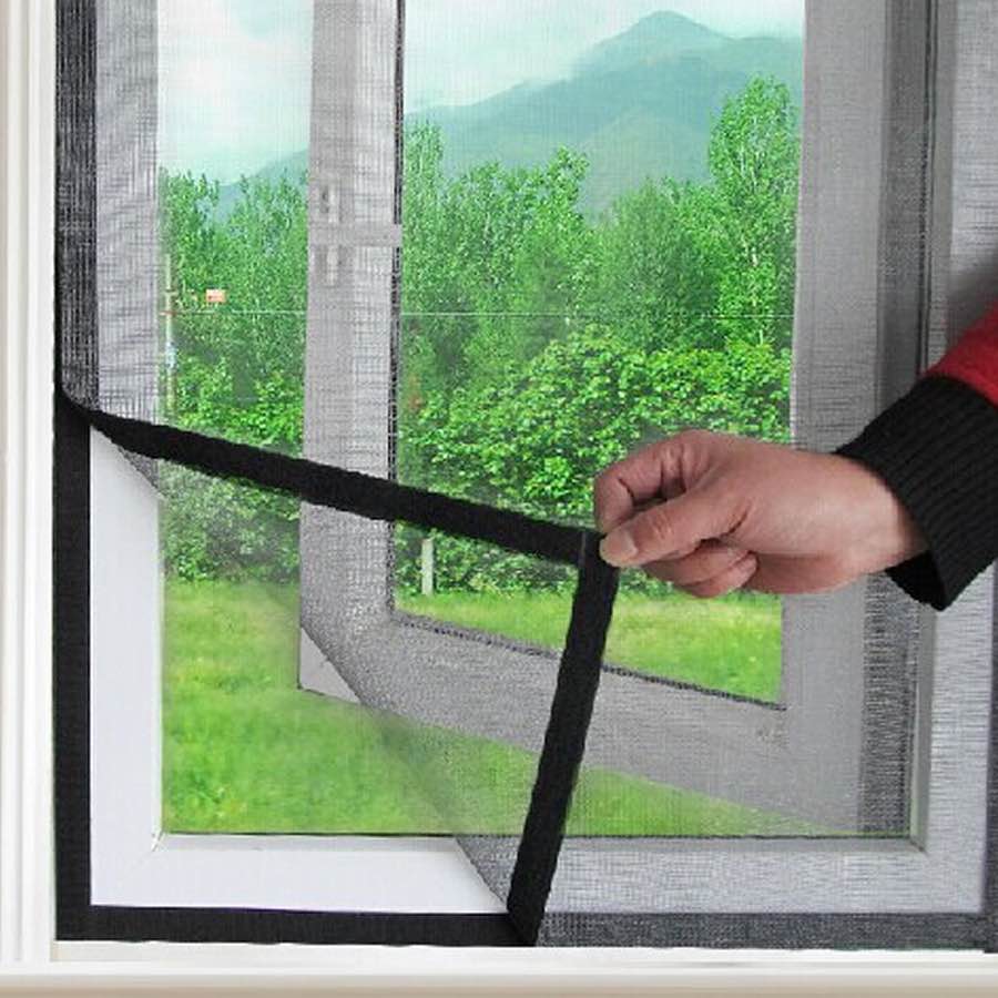 Velcro Vinduesskærme Standard Net 100cm x 150cm (skåret til enhver størrelse), billede 2